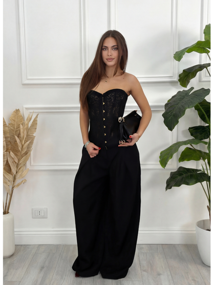 Pantalón plisado modelo Zara