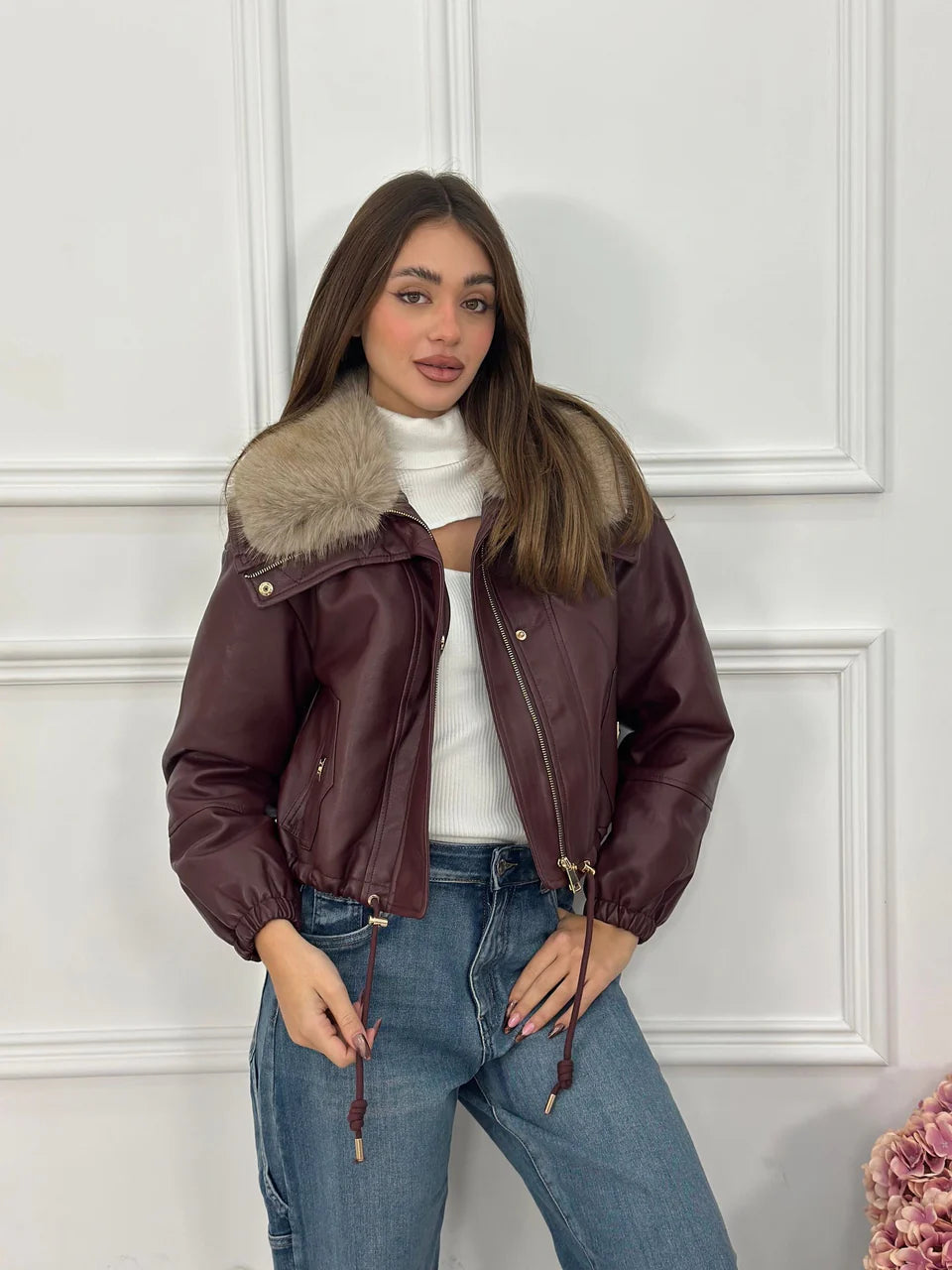 Chaqueta Crop Top Quality