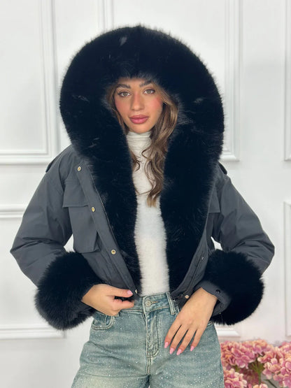 Chaqueta Crop Top Quality