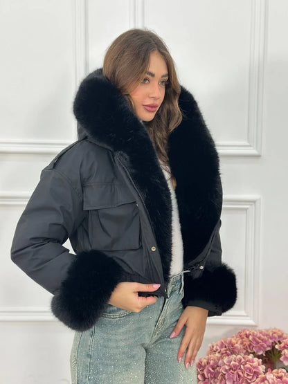 Chaqueta Crop Top Quality