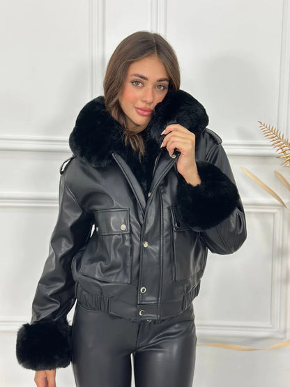Chaqueta de piel
