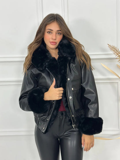 Chaqueta de piel